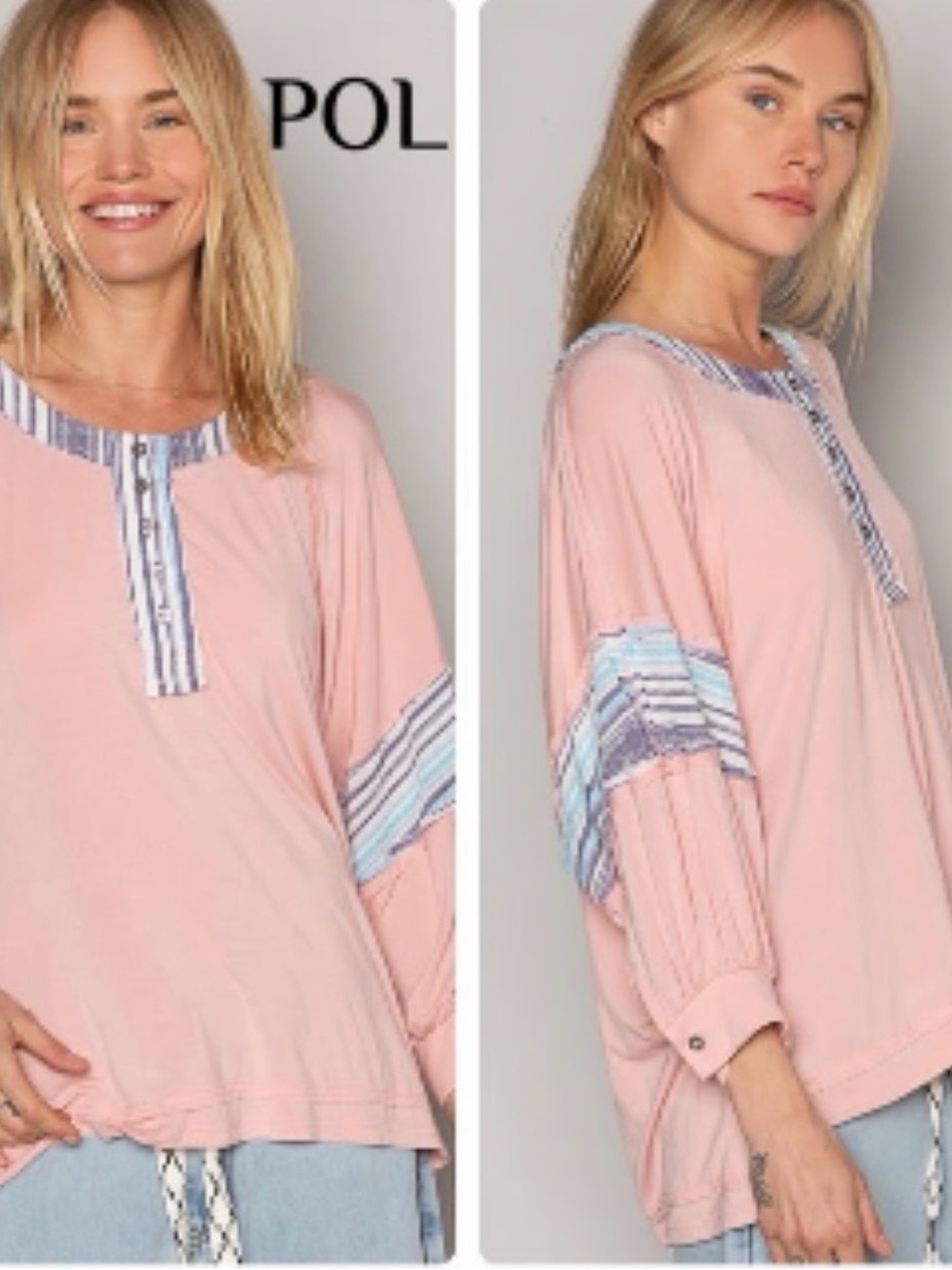 NWOT POL VINTAGE WASH TOP